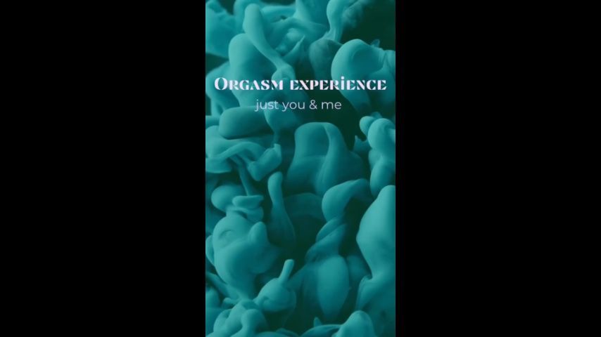 The orgasm experience