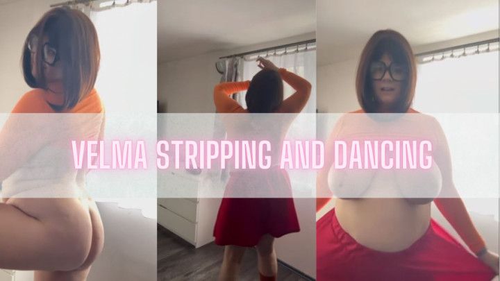 Stripping and dancing Velma