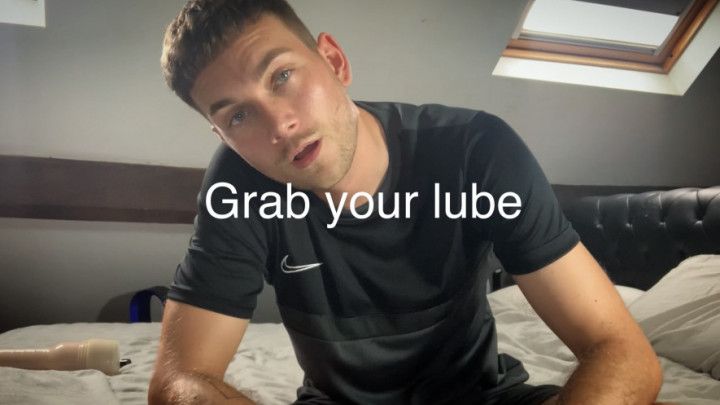 Guided masturbation instruction with chav lad gooner