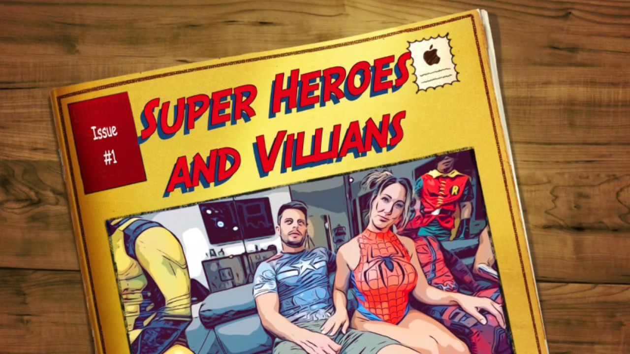 super hero's vs villians orgy