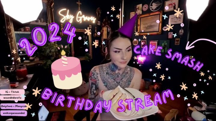 Birthday Stream + Cake Sit 2024