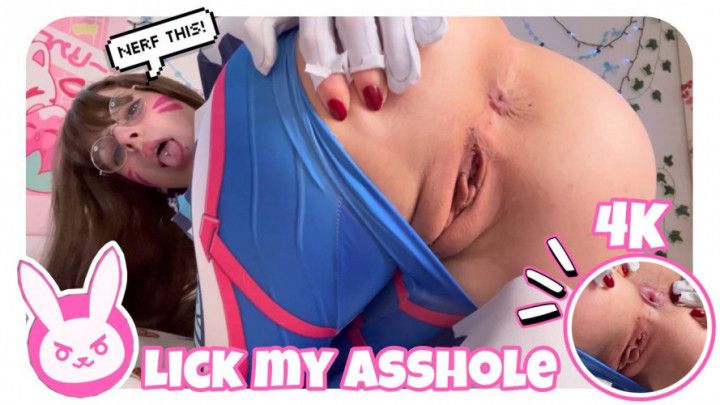 4K DVA LICK MY ASS HOLE | ASS SPREADING