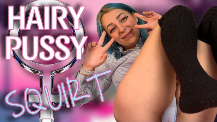 HAIRY PUSSY SQUIRT / MAKE BLANKET DIRTY