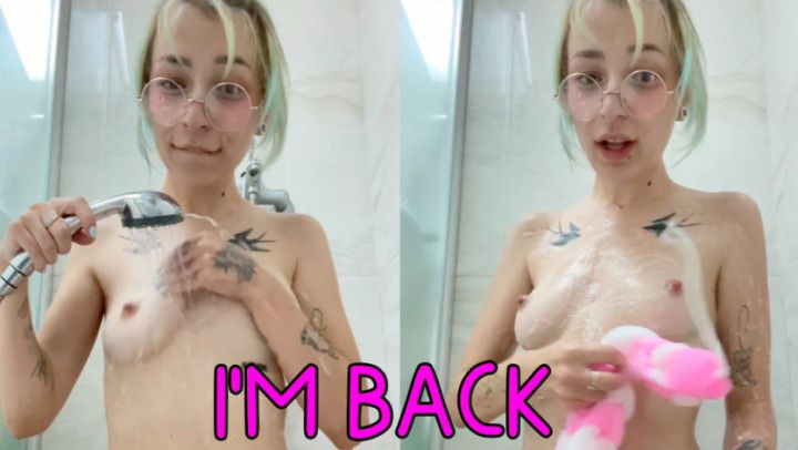 I'M BACK - SOAPY SHOWER TIME &amp; PUSSY PLAY FREE