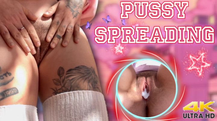 4K PUSSY CREAMY SPREADING