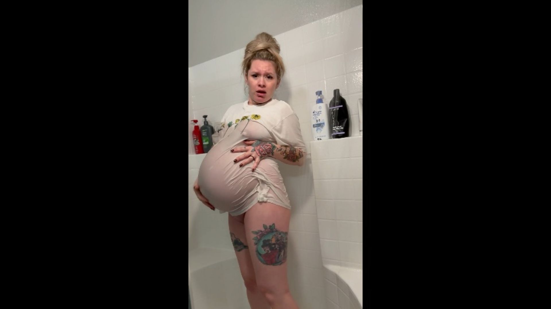 The Night Before I Gave Birth I Got Wet &amp; Wild In The Shower