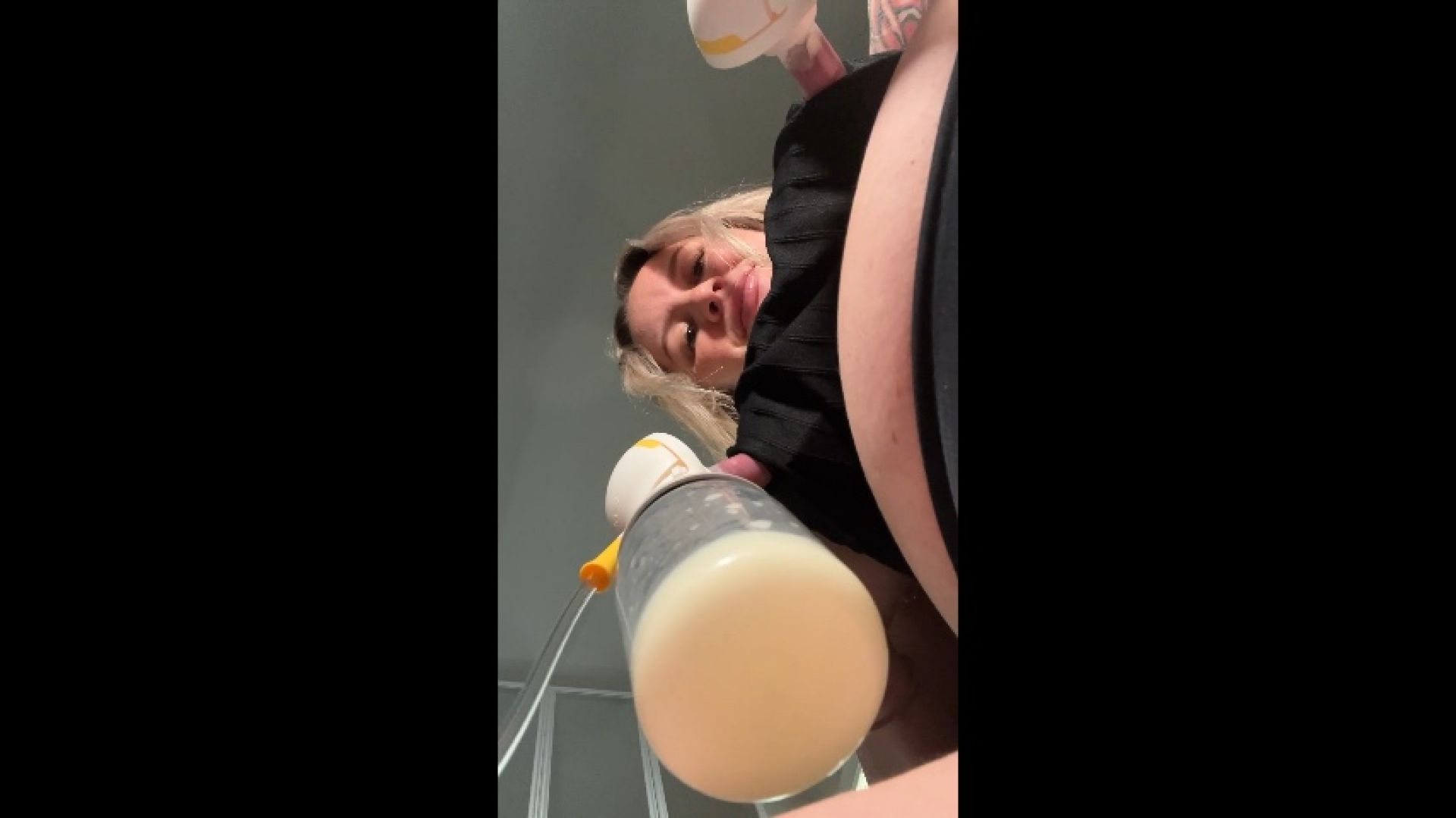 Breastmilk Pumping Above You With My Hitachi