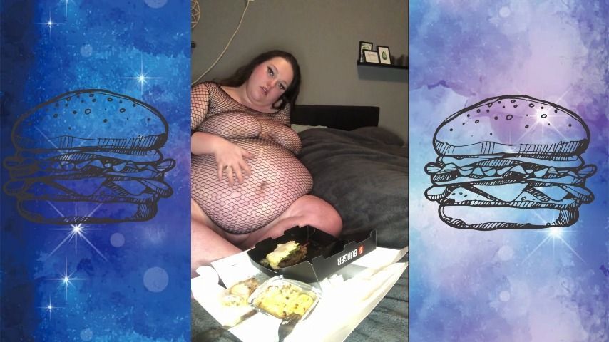 SSBBW ordered a big meal