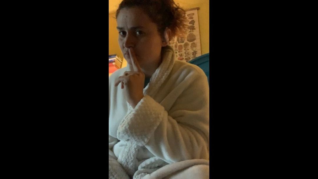 Sick Domme Ignores and Blows Her Nose