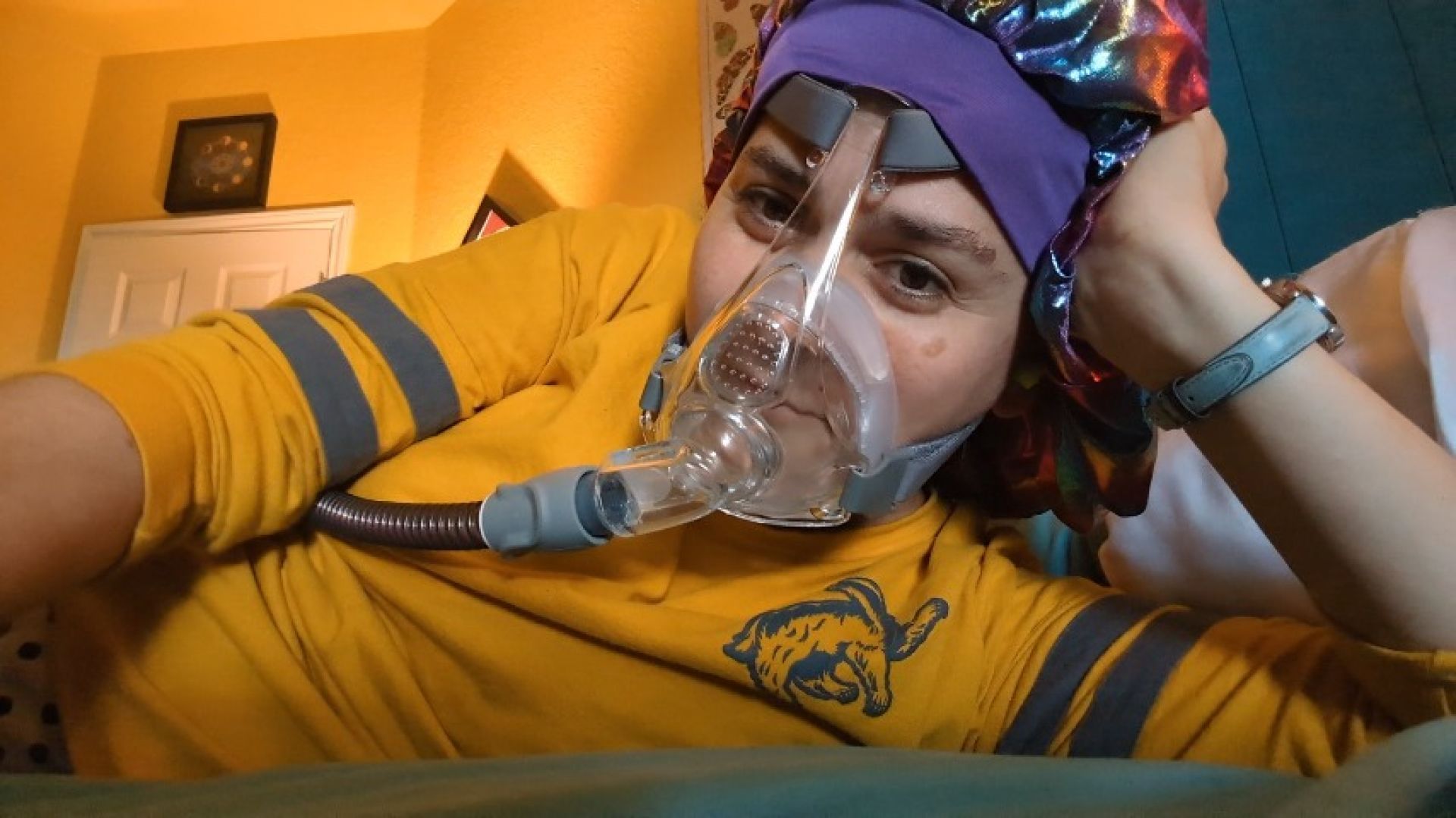 Full face CPAP Relaxation