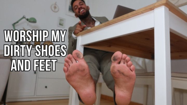 Worship my dirty shoes and feet - Lalo Cortez custom clip