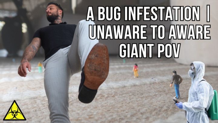 A tiny bug infestation | Unaware to aware giant POV - Lalo