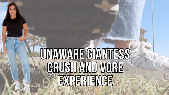 Unaware giantess crush and vore experience - Lalo Cortez