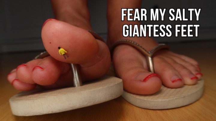 Fear my salty giantess feet - Lalo Cortez and Vanessa