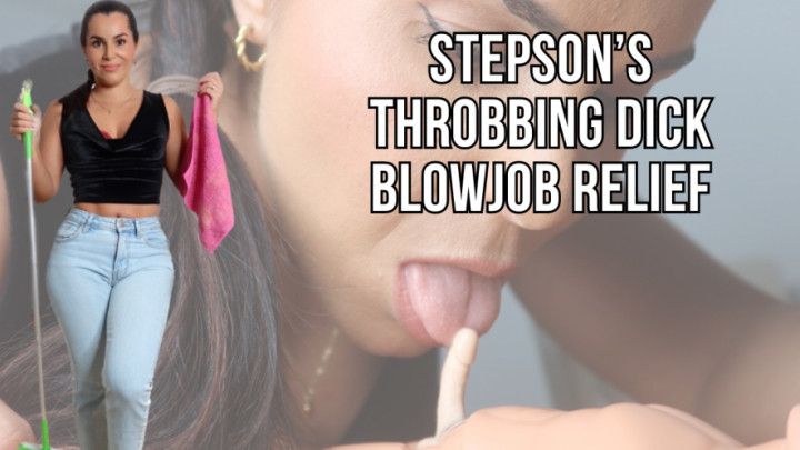 Stepson's throbbing dick blowjob relief - Lalo Cortez and V