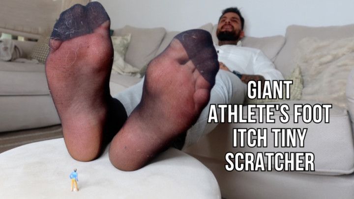 Giant athlete's foot itch tiny scratcher - Lalo Cortez