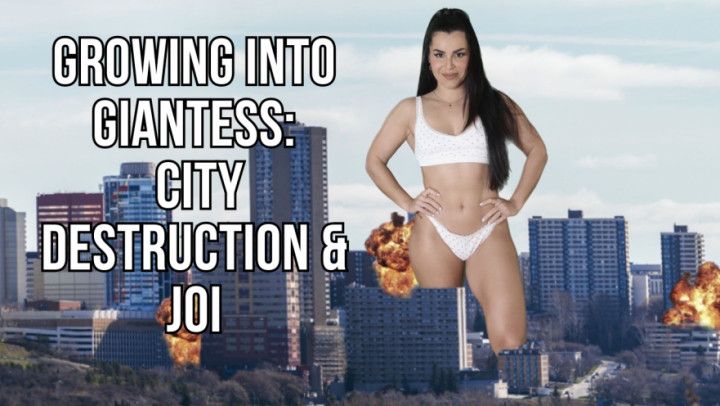 Growing into giantess and destroying the city - Lalo Cortez