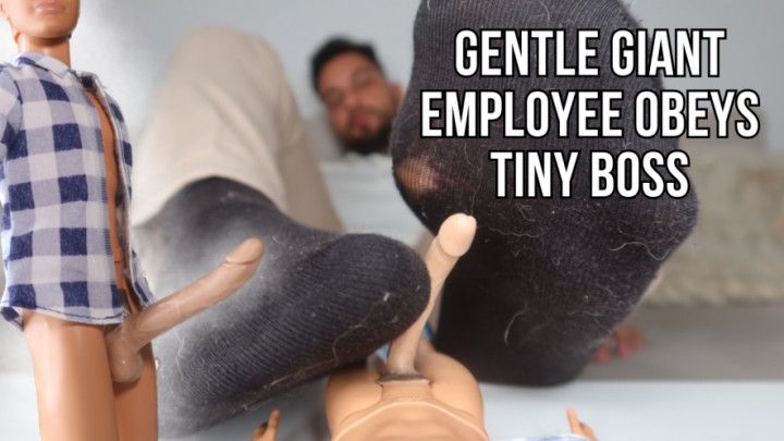 Gentle giant obeys tiny boss - Lalo Cortez