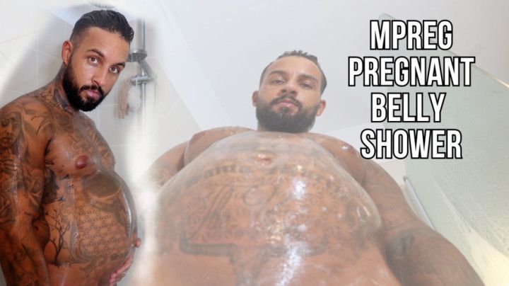 Mpreg pregnant belly shower - Lalo Cortez