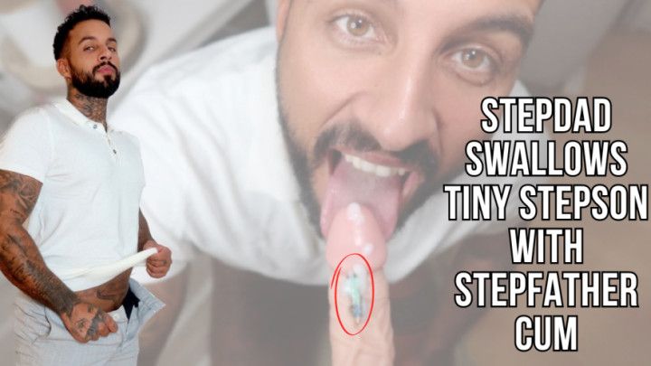 Stepdad swallows tiny stepson with stepfather cum - Lalo Cor