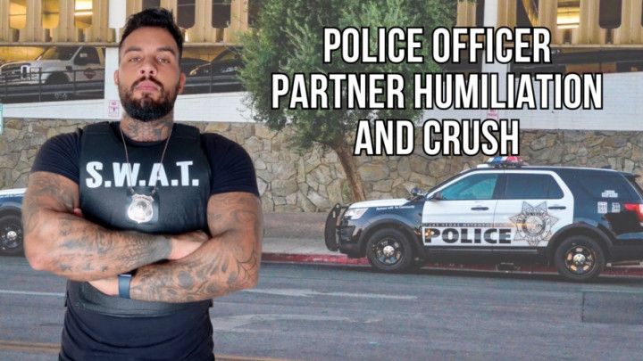 Giant police officer bf punishment - Lalo Cortez