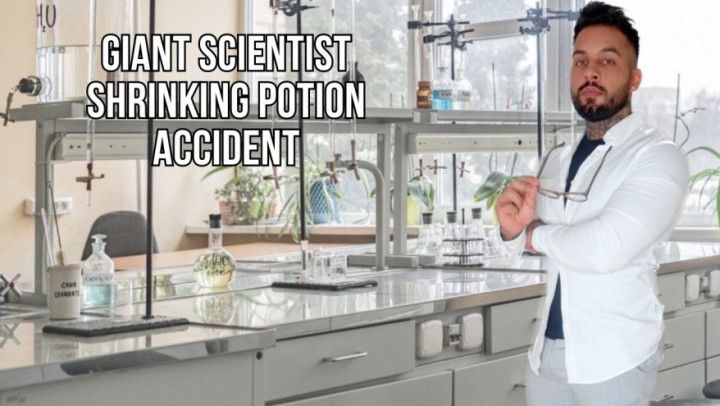 Giant scientist shrinking potion accident - Lalo Cortez