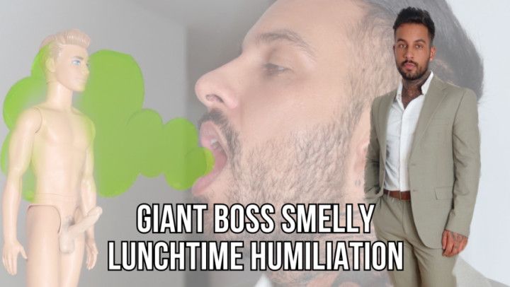 Giant boss smelly lunchtime humiliation - Lalo Cortez