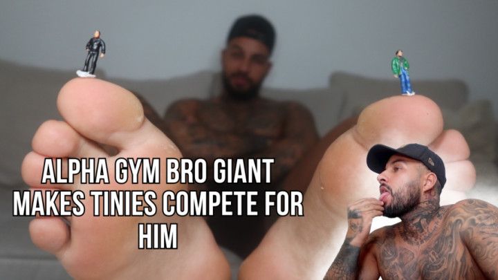 Alpha gym bro giant makes tinies compete - Lalo Cortez