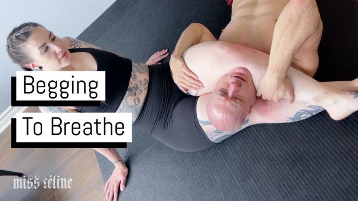 Begging To Breathe | Scissorhold And Submission Punishment
