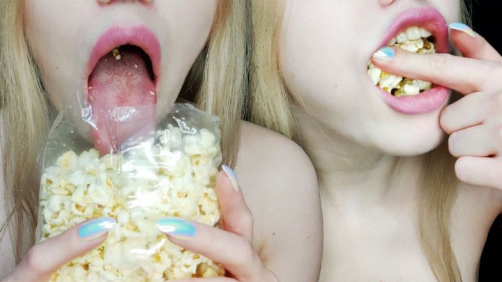 Eat popcorn with me! ASMR
