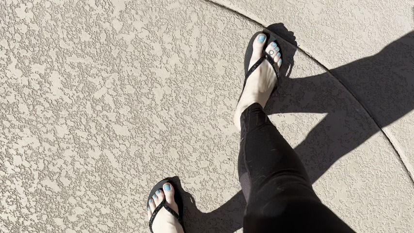 Walking Around in Flip Flops