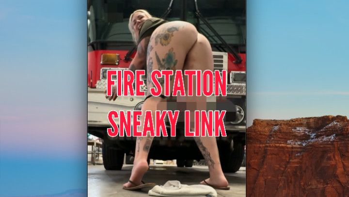 FIRE STATION FUCKING Sneaky Link Creampie