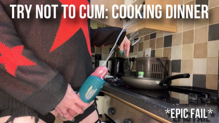 Try Not To Cum: Cooking Femboy Toy Play