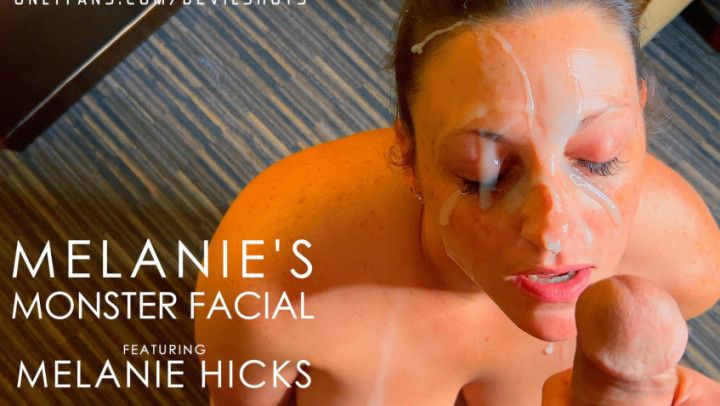 Melanie Hicks monster facial