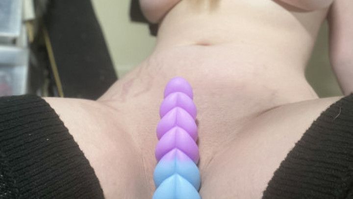 Fun with my new monster cock