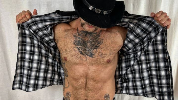 Juiciest Cowboy Muscle Worship video w/ YOUR Muslce God