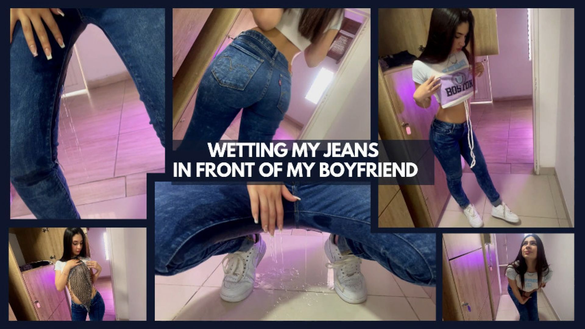 WETTING MY JEANS IN FRONT OF MY BF