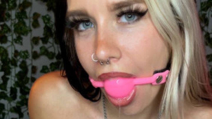 Cumming While Wearing A Ball Gag