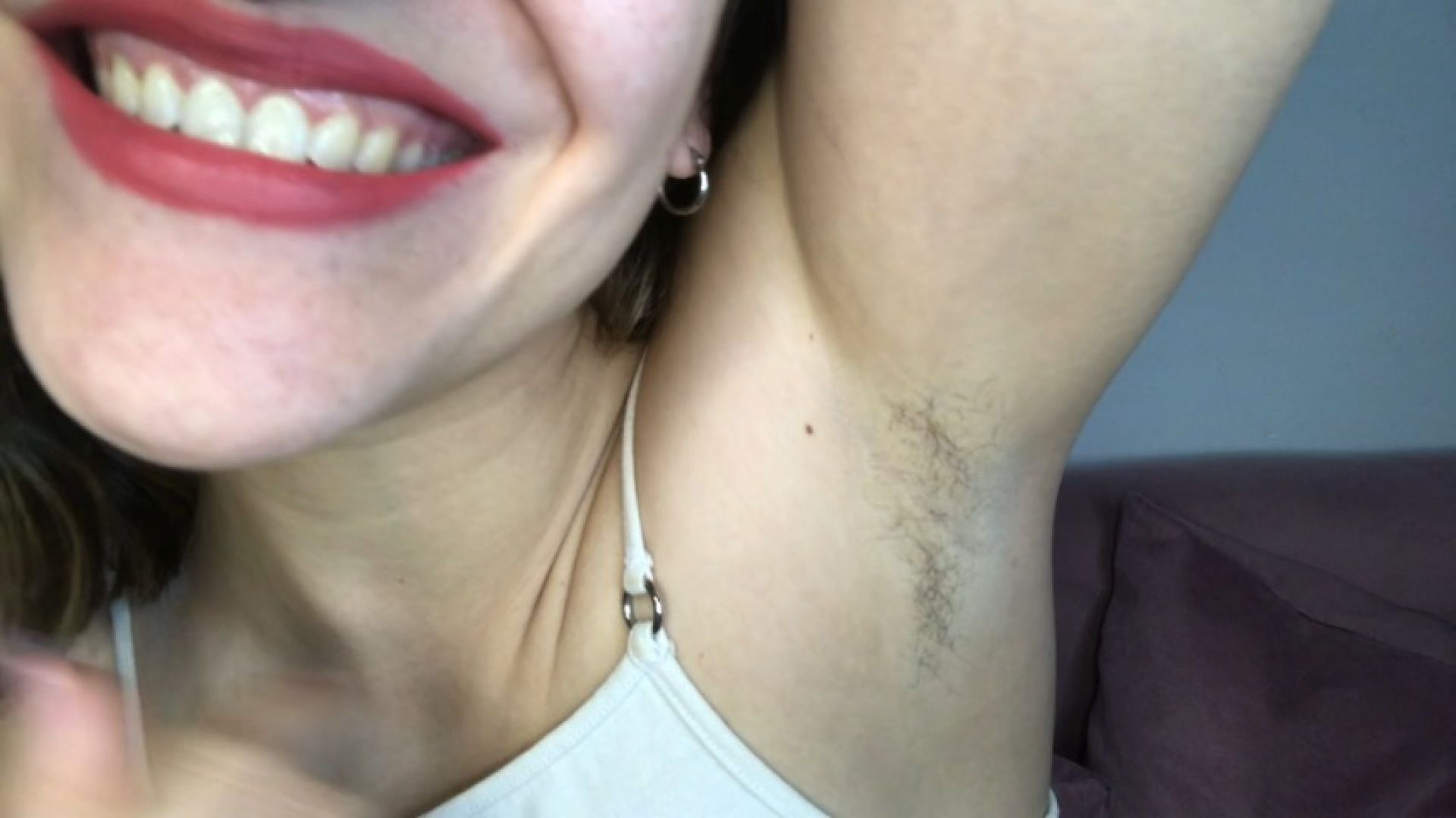 Hairy armpits worship, edging JOI