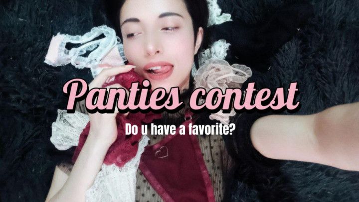 Panties contest