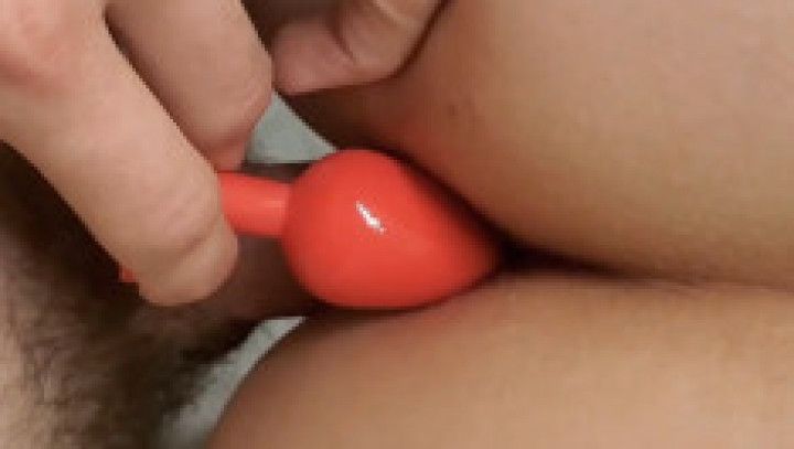 37 Fucked While Training my Ass w/ Cute Butt Plug