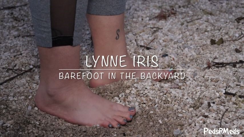 Lynne Iris Barefoot in the Backyard