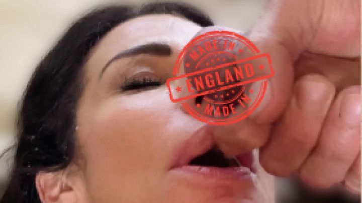 British MILF Miss Jade Fox gets a cum facial