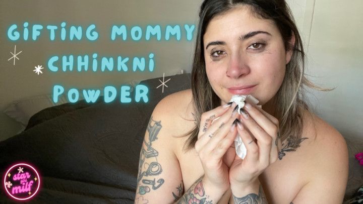 Giving Mommy Chhinkni Powder - Sneezing