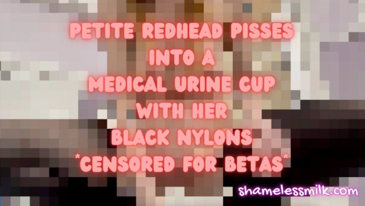 Medical Urine Cup CENSORED