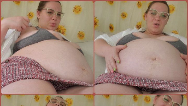 POV: Rubbing Your Pregnant Professor's HUGE Belly! | LaborRP