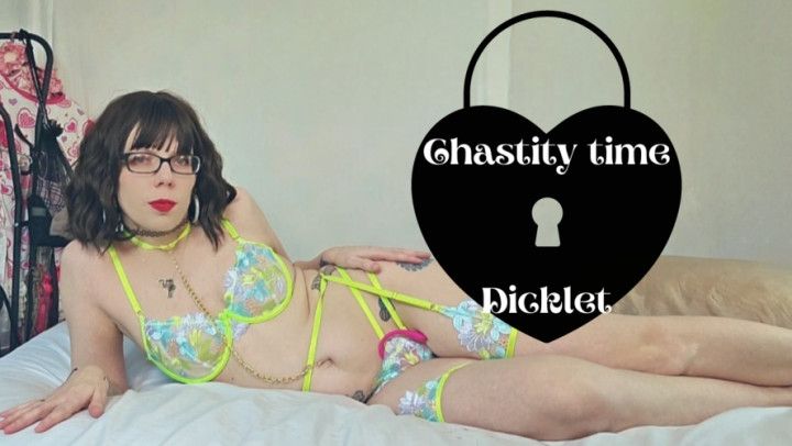 Chastity Time Dicklet - Sara Desire XO - Femdom Chasity SPH