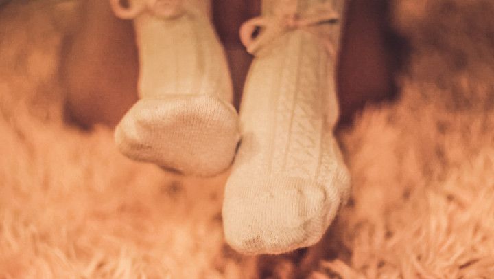 Knitted stockings