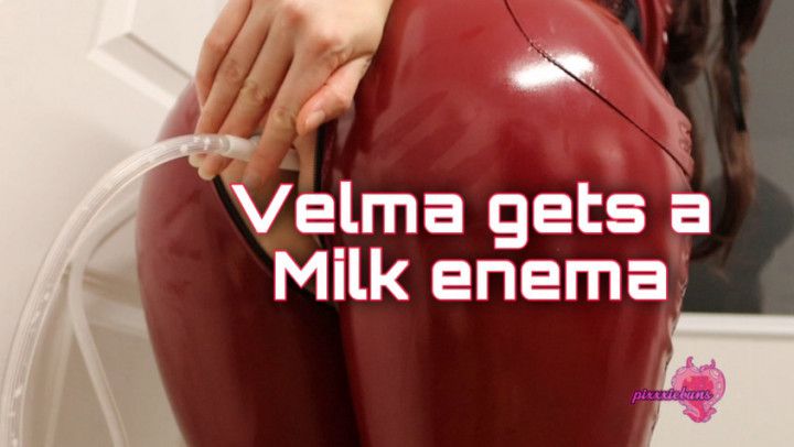 Velma gets a milk enema