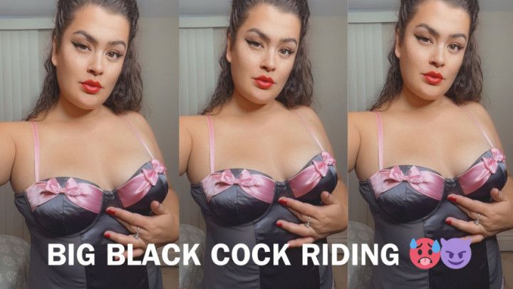 BIG BLACK COCK RIDING